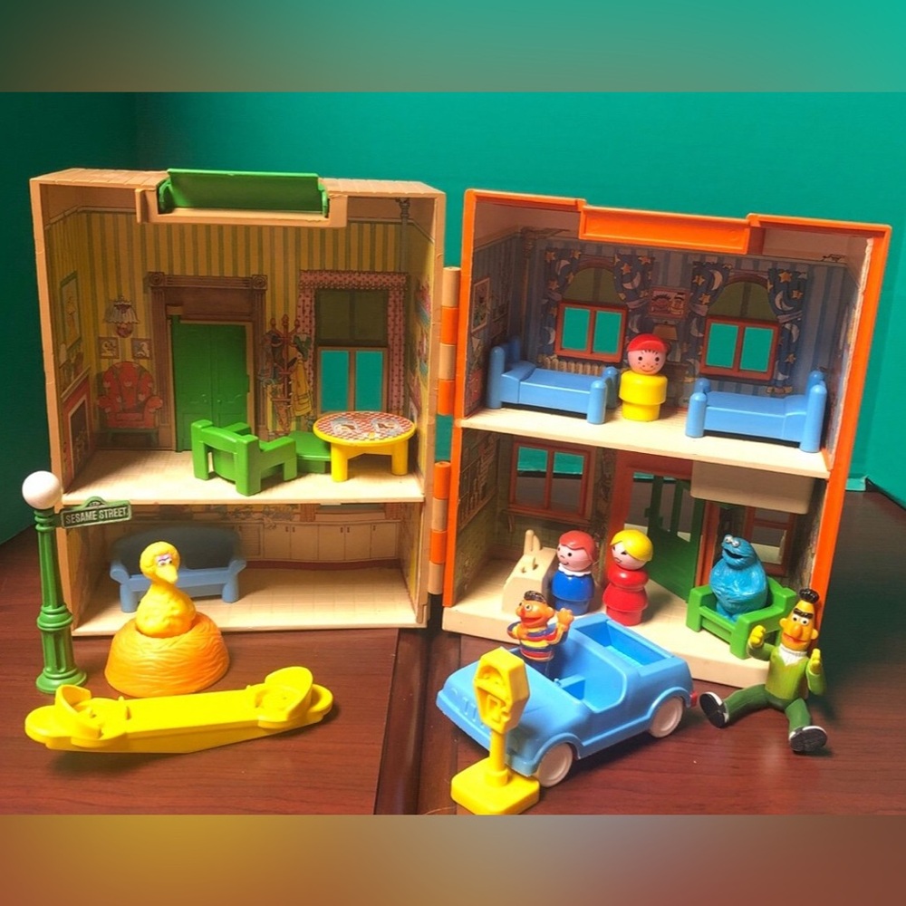 Vintage Sesame Street playset